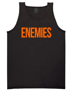 ENEMIES Orange Print Tank Top Shirt